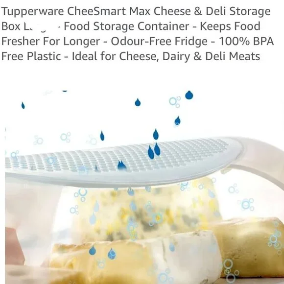 Tupperware CheeSmart Cheese & Deli Storage Container​​​​ - Picture 8 of 12